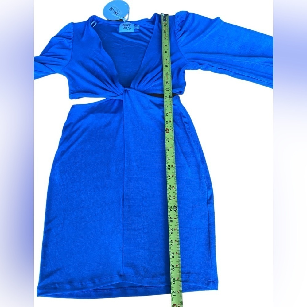 Princess Polly Women's Size 8 Blue Long Sleeve Cut Out Party Dress  New with Tag - Picture 15 of 16